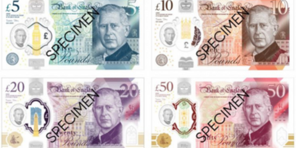 La Banque d’Angleterre dévoile le Roi Charles III sur les billets de banque